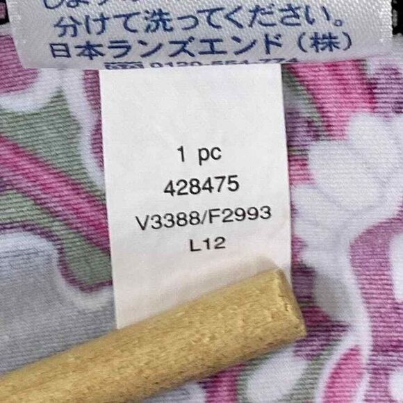 Land's End Tankini Swim Suit Top Ruched Underwire Bodice Paisley Sz 2 Top Only - Picture 11 of 11